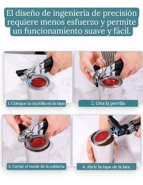 Abrelatas manual Cm-Top de acero inoxidable