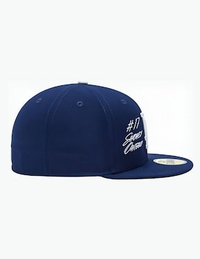 Gorra visera plana cerrada para béisbol New Era 5950 MLB Script Los Angeles Dodgers unisex