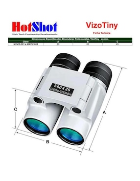 Binoculares refractor Hot Shot modelo VizoTiny