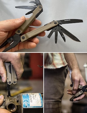 Navaja Leatherman Rebar Cafe