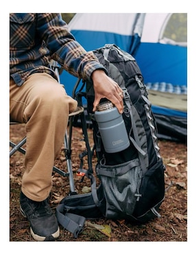 Termo National Geographic de acero inoxidable con tapa rosca 750 ml