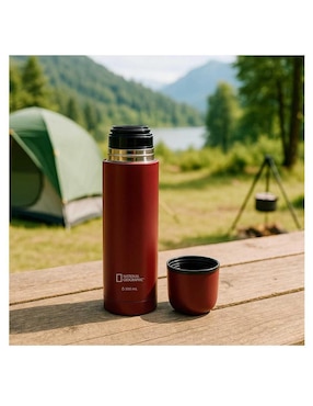 Termo National Geographic de acero inoxidable con tapa rosca 500 ml