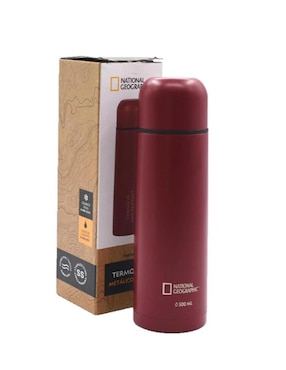 Termo National Geographic de acero inoxidable con tapa rosca 500 ml