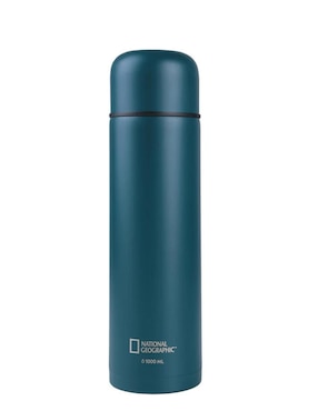 Termo National Geographic de acero inoxidable con tapa push pull 1 L