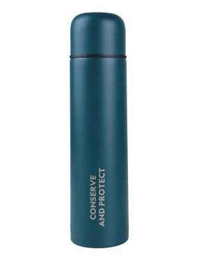 Termo National Geographic de acero inoxidable con tapa push pull 1 L