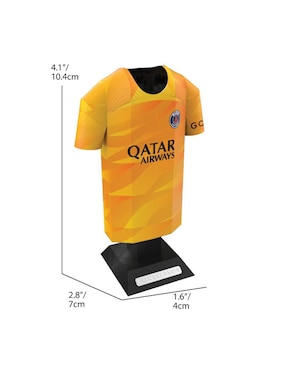 Figura de playera Paris SG Alloy Collectors Portero 2023/24 Locker Pack de acero inoxidable