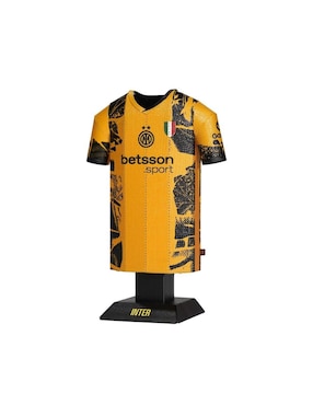 Figura de playera Inter Alloy Collectors Milan 3er Uniforme 2024/25 de acero inoxidable