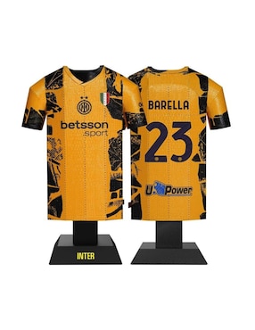 Figura de playera Inter Alloy Collectors Milan 3er Uniforme 2024/25 de acero inoxidable
