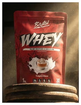 Whey con proteína de suero de leche sabor capuccino de 1 kg