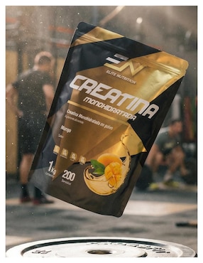 Creatina monohidratada Elite Nutrition sabor mango de 1 kg