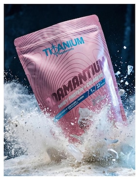 Adamantium Whey Protein Elite Nutrition con colágeno y proteína de suero de leche sabor helado de vainilla de 1 kg