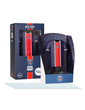Figura de playera Paris SG Alloy Collectors Liga Francia Local Retro 1974 de acero inoxidable