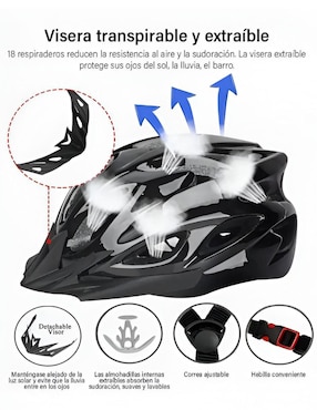 Casco medio para ciclismo Xtellar para hombre