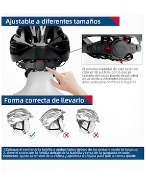 Casco medio para ciclismo Xtellar para hombre
