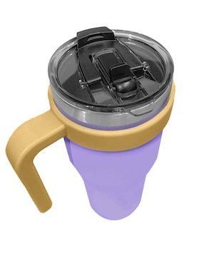 Termo Reebok de acero inoxidable con tapa flip top 1.2 L