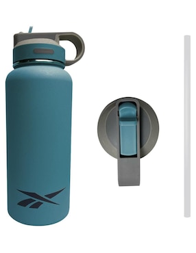 Termo Reebok de acero inoxidable con tapa flip top 1.2 L