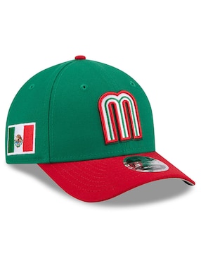 Gorra visera curva snapback para béisbol New Era México WBC unisex