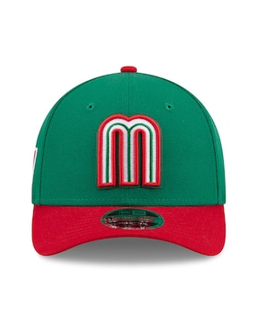 Gorra visera curva snapback para béisbol New Era México WBC unisex