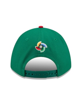 Gorra visera curva snapback para béisbol New Era México WBC unisex