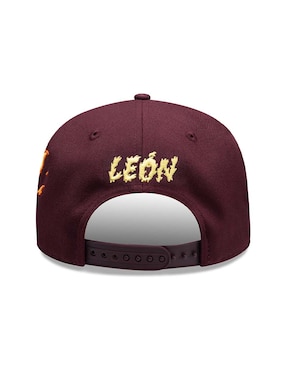 Gorra visera curva snapback para fútbol New Era León Club León para adulto