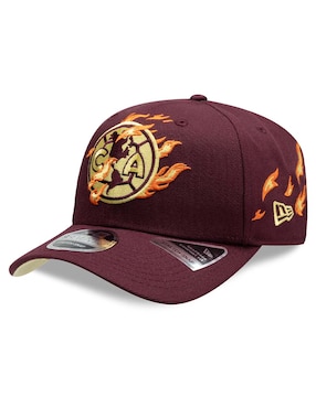 Gorra visera curva snapback para fútbol New Era América Club América para adulto