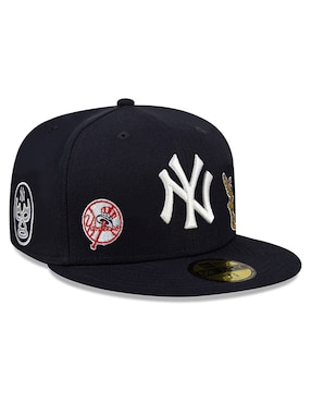 Gorra visera plana cerrada para béisbol New Era City Element New York Yankees para adulto