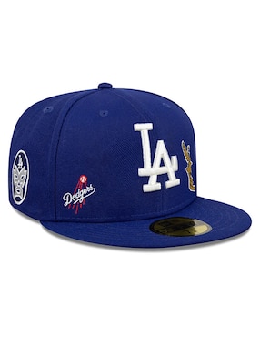 Gorra visera plana cerrada para béisbol New Era City Element MLB Los Angeles Dodgers unisex
