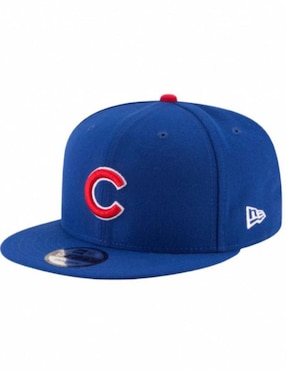 Gorra visera plana snapback casual New Era Chicago Cubs para hombre