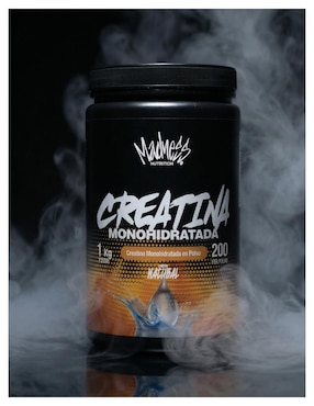 Creatina monohidratada Madness Nutrition con creatina monohidratada sabor natural de 1 kg
