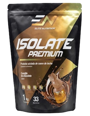 Iso her Elite Nutrition con proteína de suero de leche aislado sabor chocolate de 1 kg