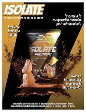 Iso her Elite Nutrition con proteína de suero de leche aislado sabor chocolate de 1 kg