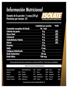 Iso her Elite Nutrition con proteína de suero de leche aislado sabor chocolate de 1 kg