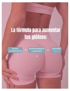 Creatinegluteo grande for women Nature Life con creatina + vitaminas y aminoácidos de 30 cápsulas