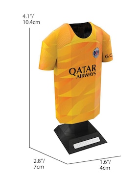 Figura de playera Paris SG Alloy Collectors local portero 23/24 Donnarumma de acero inoxidable