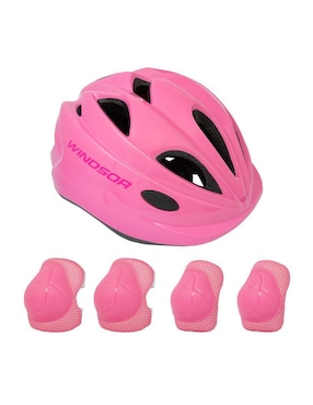 Casco medio para ciclismo Windsor para niña