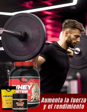 Kit de suplementos alimenticios Whey Protein + Glutamina + Creatina Monohidratada More Than Pure