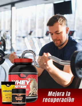 Kit de suplementos alimenticios Whey Protein + Glutamina + Creatina Monohidratada More Than Pure