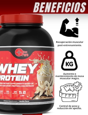 Kit de suplementos alimenticios Whey Protein + Glutamina + Creatina Monohidratada More Than Pure
