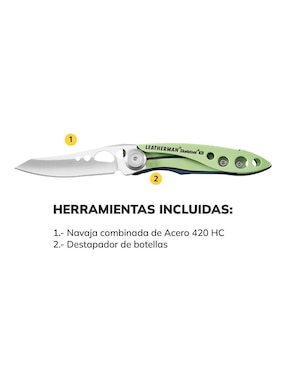 Navaja Leatherman Skeletool Kb Verdant