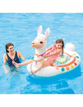Inflable acuático forma de llama Intex