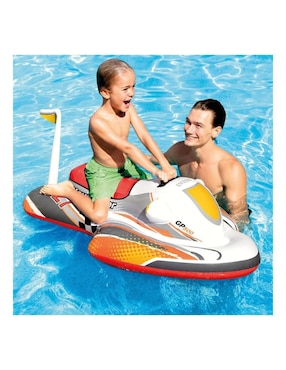 Inflable acuático forma de moto Intex