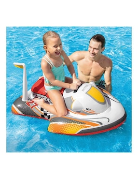 Inflable acuático forma de moto Intex