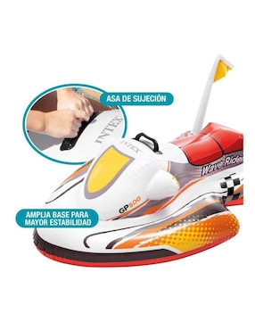 Inflable acuático forma de moto Intex