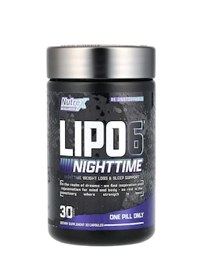 Termogenicos Dia y Noche Lipo 6 Nutrex con vitaminas y minerales