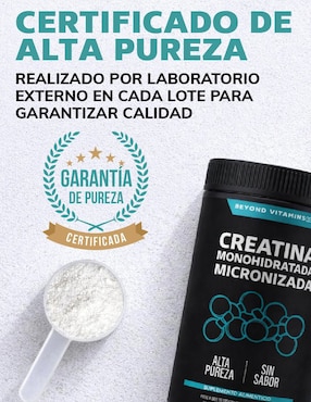Creatina Monohidratada Micronizada Beyond Vitamins de 300 g