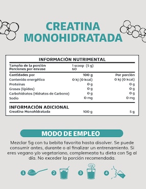 Creatina Monohidratada Micronizada Beyond Vitamins de 300 g