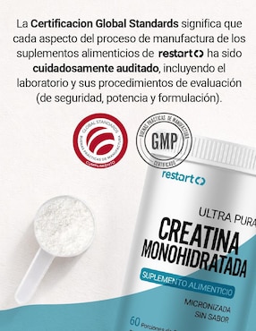 Creatina Monohidratada Micronizada Restart de 300 g