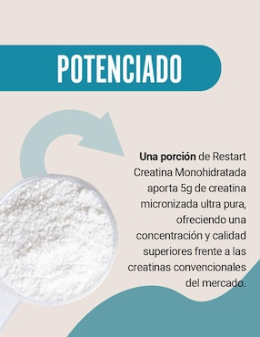 Creatina Monohidratada Micronizada Restart de 300 g