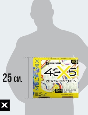 Proteína 43 zero hidrolizada 43 Supplements de 5 kg