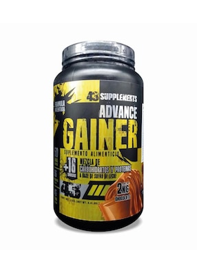 Proteína advance gainer ganador de masa 43 Supplements sabor chocolate de 2 kg
